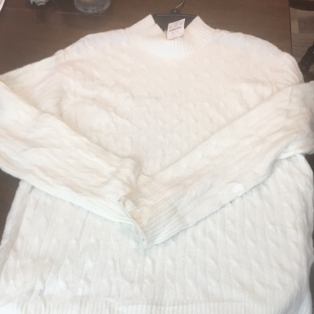 J. Crew Factory Cable Turtleneck Sweater Size XL